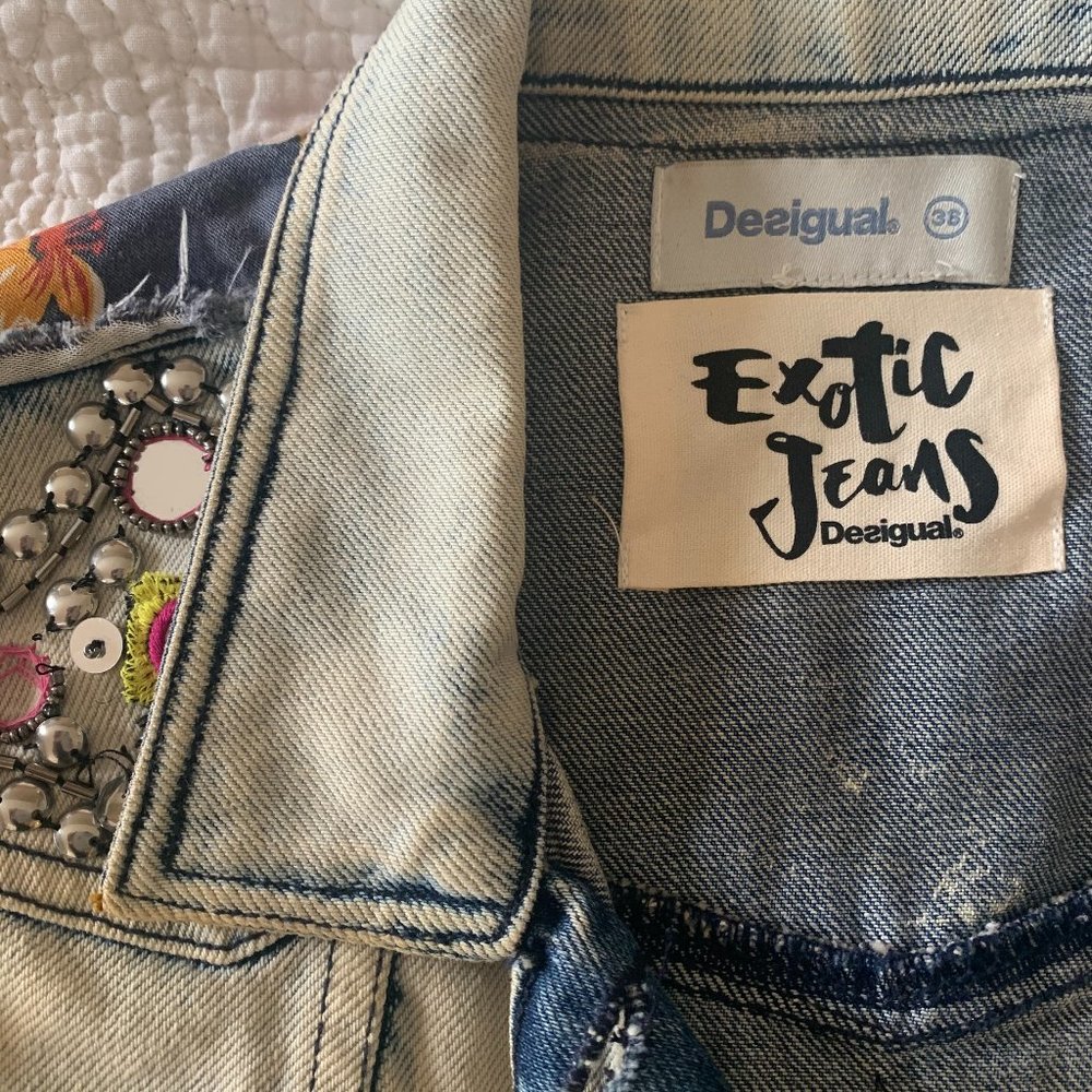 Desigual Exotic jeans vest